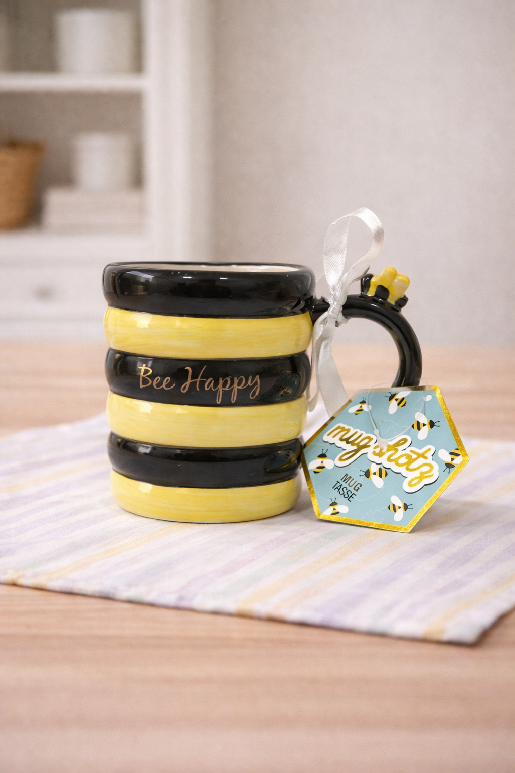 bee Happy porcelain Mug