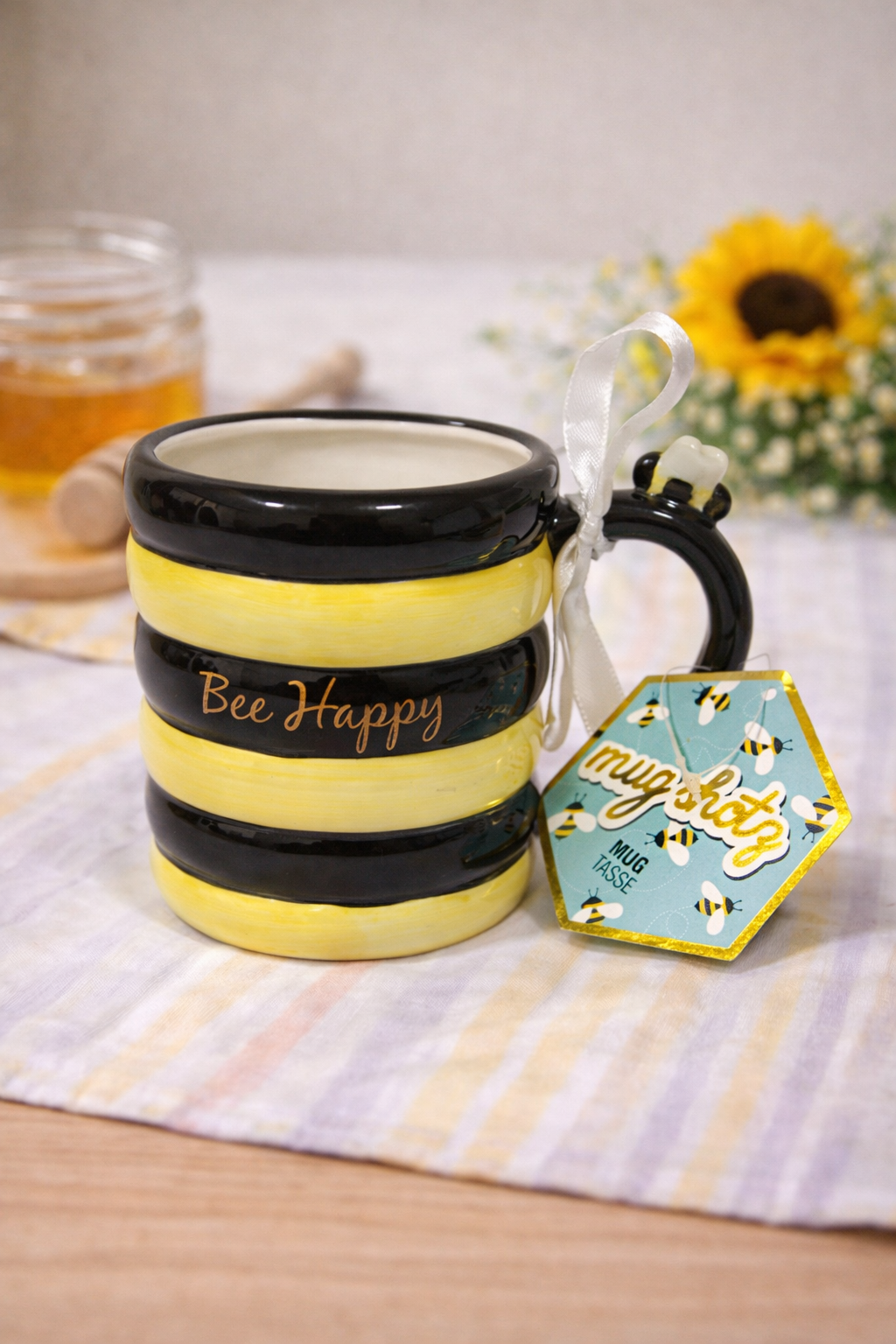 bee Happy porcelain Mug