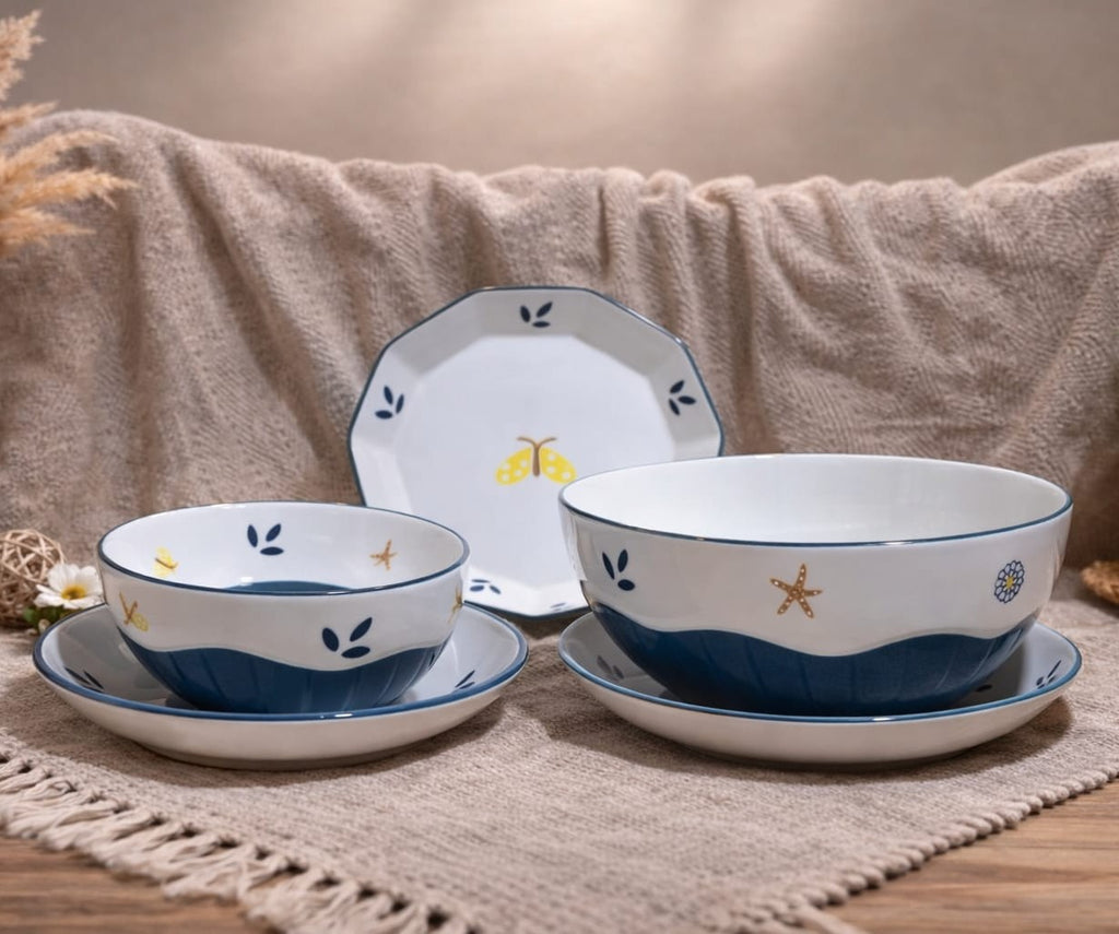 Elegant Porcelain Serving Set – 5 Pieces